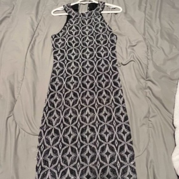 Glitter Party Lined Dress - Picture 1 of 2
